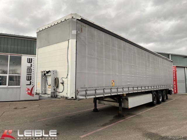 Open semitrailer with tarp SCHMITZ CARGOBULL SCS24/L*Liftachse*RSAB*Zertifikat Code XL*