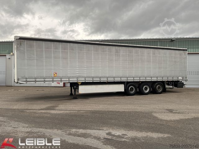 Open semitrailer with tarp SCHMITZ CARGOBULL SCS24/L*Liftachse*RSAB*Zertifikat Code XL*