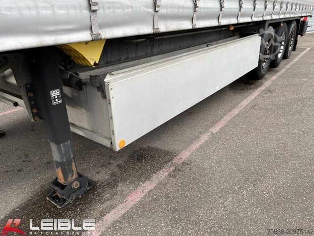 Open semitrailer with tarp SCHMITZ CARGOBULL SCS24/L*Liftachse*RSAB*Zertifikat Code XL*