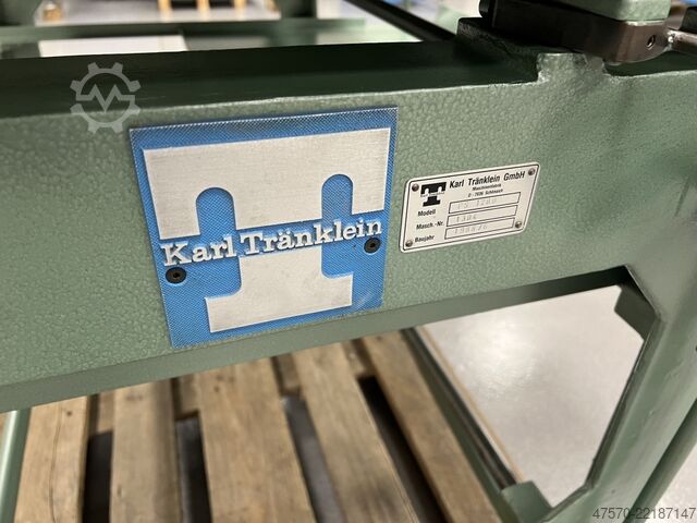 Buchbindereimaschine Karl Tranklein PS1200 Bookbinding Shears