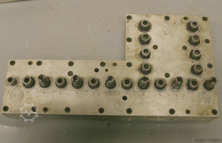 Mehrspindelkopf 21 Bohrer Nottmeyer 32 Lochabstand
