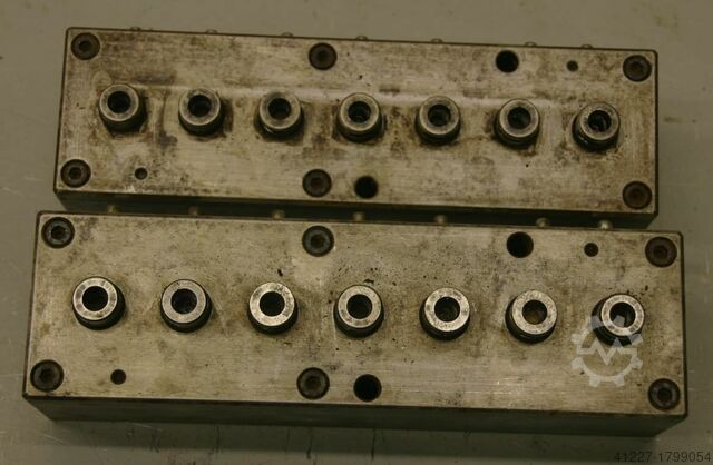 Multi-spindle head 7 drills Nottmeyer 32 Lochabstand