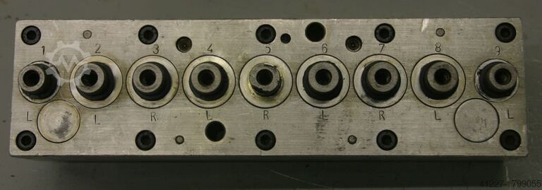 Mehrspindelkopf 9 Bohrer Nottmeyer 32 Lochabstand
