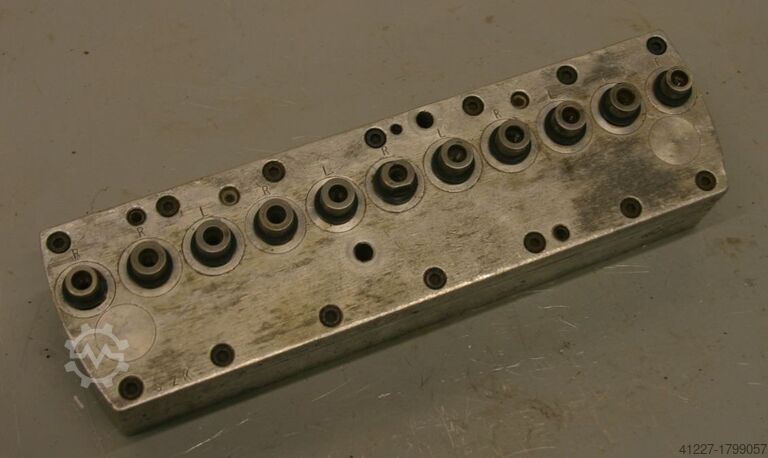Multi-spindle head 11 drill bits Nottmeyer 32 Lochabstand