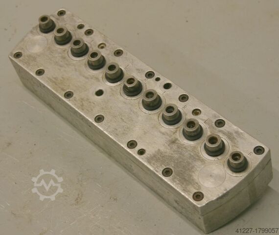 Multi-spindle head 11 drill bits Nottmeyer 32 Lochabstand
