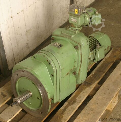 Adjustable geared motor 4 kW 14-70 rpm Prym L75-U24-B14