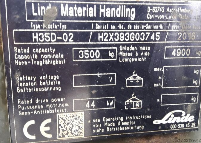 Gabelstapler Linde H35D - 02