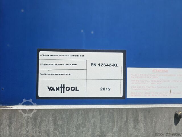 Vorhang seitlich VAN HOOL A3C002 / ALU RIMS / PALLET BOX / GALVANIZED STE...