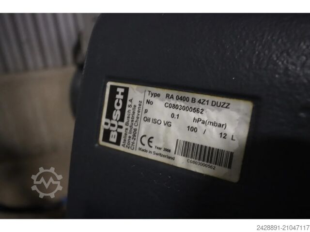 Vacuum pump Busch R5 RA0400 B