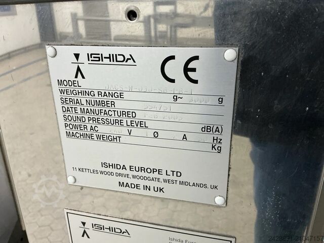 Kontrollwaage mit Metallsuchgerät Ishida DACS-W-030