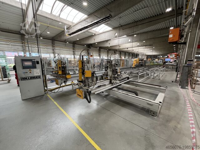Four-head horizontal welding machine Hollinger MSP-I-280-300 4 headed