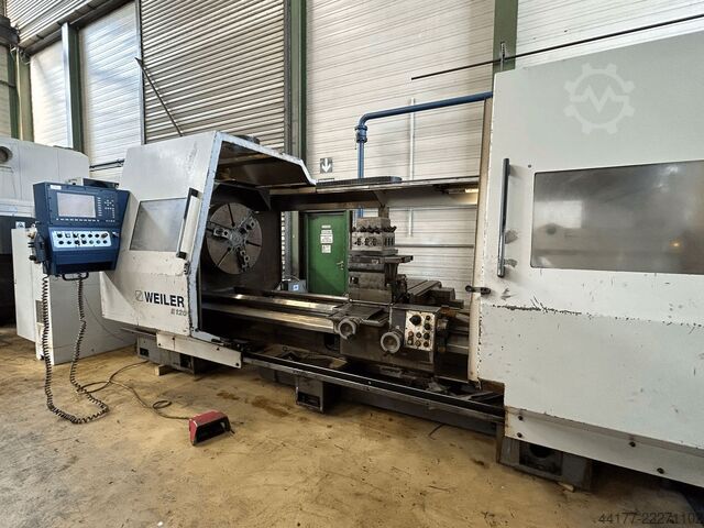 Zyklengesteuerte Drehmaschine Weiler E 120 x 3.000