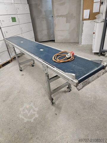 Förderband mit 310 x 40 cm , sortierband WITTMANN FP66U conveyor belt 3100x400mm