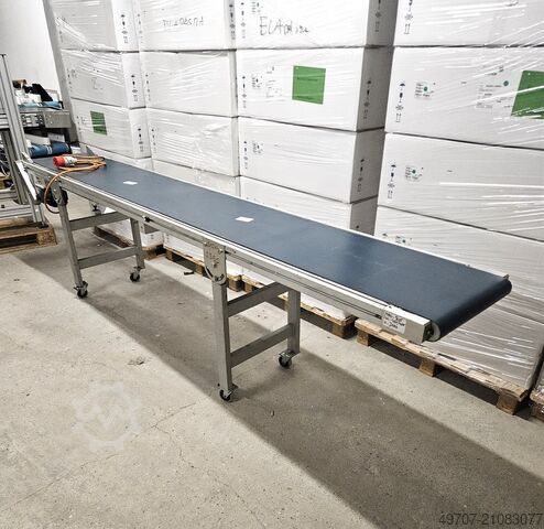 Förderband mit 310 x 40 cm , sortierband WITTMANN FP66U conveyor belt 3100x400mm