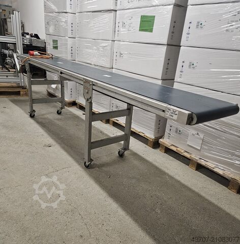 Förderband mit 310 x 40 cm , sortierband WITTMANN FP66U conveyor belt 3100x400mm