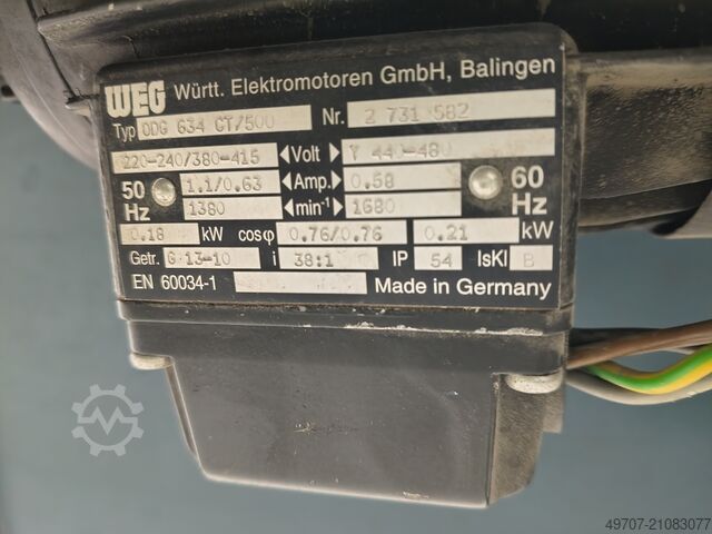 Förderband mit 310 x 40 cm , sortierband WITTMANN FP66U conveyor belt 3100x400mm