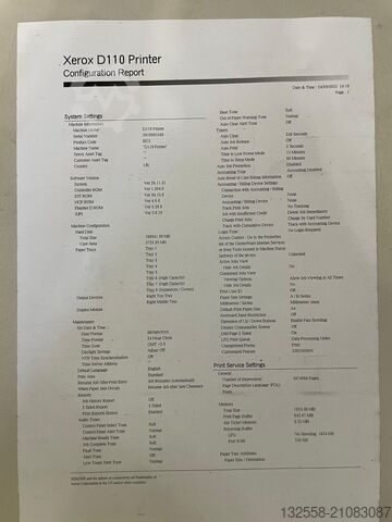 Digitaldruckmaschine Xerox Nuvera 314, 144, D110, D125