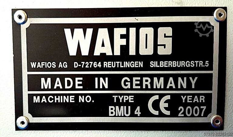 CNC Drahtbiegeautomat Wafios BMU 4