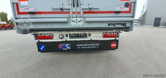 Walking floor semitrailer  H&W Schubboden Sattelauflieger 93³ MIETE MÖGLICH