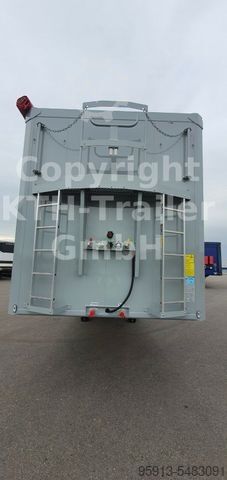 Walking floor semitrailer  H&W Schubboden Sattelauflieger 93³ MIETE MÖGLICH