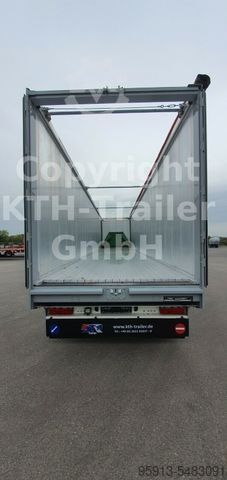 Walking floor semitrailer  H&W Schubboden Sattelauflieger 93³ MIETE MÖGLICH