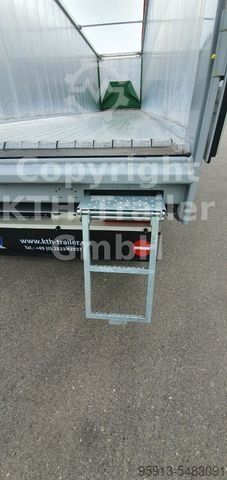 Walking floor semitrailer  H&W Schubboden Sattelauflieger 93³ MIETE MÖGLICH