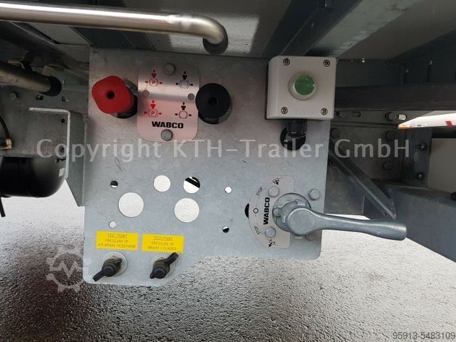 Box semitrailer TALSON Air Cargo-Luftfracht-Aircargo-Rollenbett MEGA