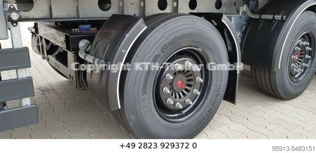 Walking floor semitrailer H&W AGRAR 70 m³, 2x LENKACHSE MIETE MÖGLICH