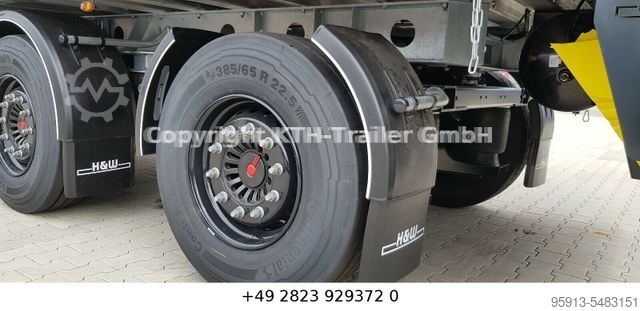 Walking floor semitrailer H&W AGRAR 70 m³, 2x LENKACHSE MIETE MÖGLICH