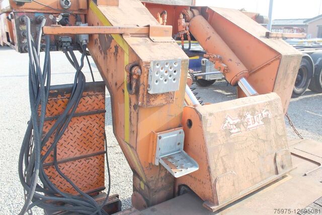 Lowbed construction machinery Nooteboom carrellone culla 2 assi nooteboom ribassato usato