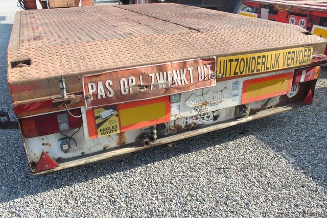 Lowbed construction machinery Nooteboom carrellone culla 2 assi nooteboom ribassato usato