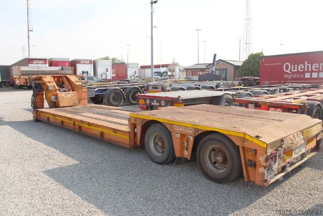 Lowbed construction machinery Nooteboom carrellone culla 2 assi nooteboom ribassato usato
