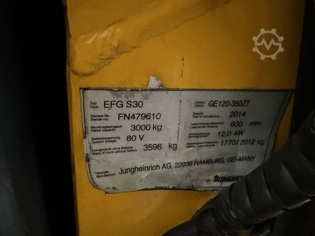 Gabelstapler Jungheinrich EFG S30 | 3500mm | 3000kg | ISS