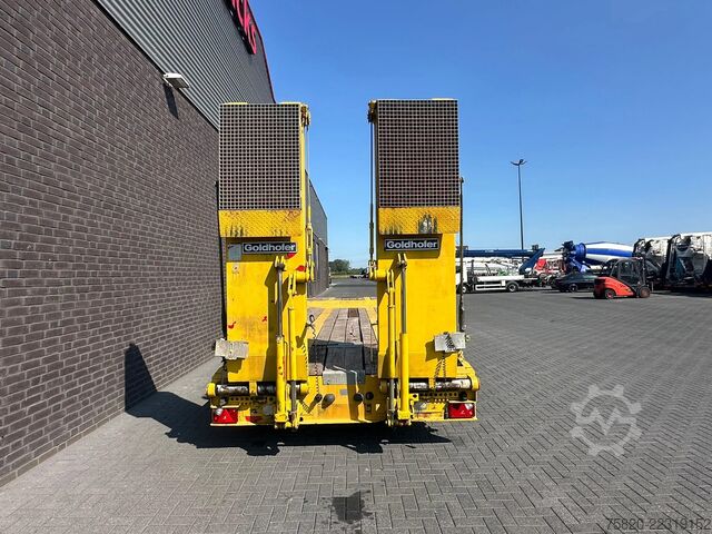 Low loader Goldhofer TU 3-24/80 DIEPLADER AANHANGER + RAMPEN