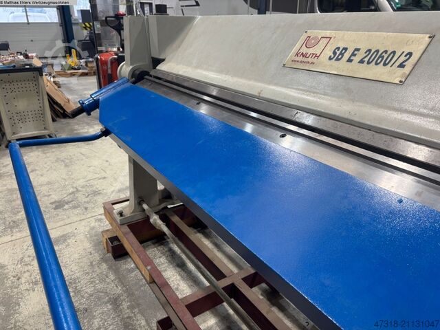 Schwenkbiegemaschine KNUTH SB E 2060/2