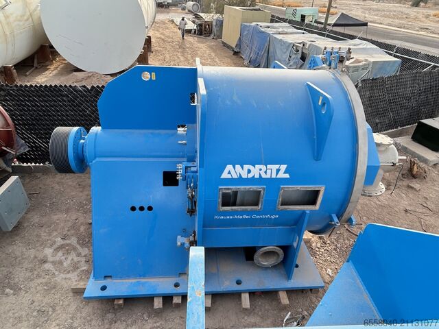 Horizontale Schälzentrifuge KraussMaffei HZ180/7.1