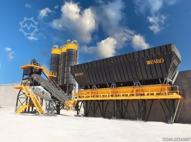 Concrete mixing plant / concrete plant FABO Concrete Batching Plant 160 m3 Compact Concrete Batching Plant
