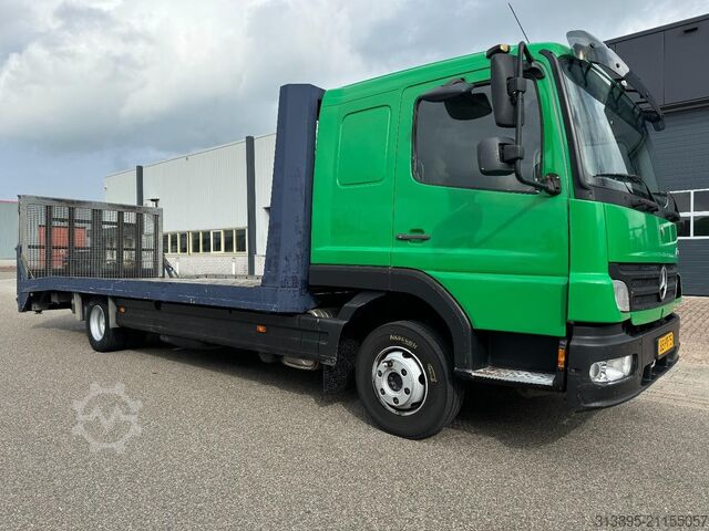 Autotransporter Mercedes-Benz Atego 1224, Ad-Blue, Klima, Hydraulik Brucke / ...