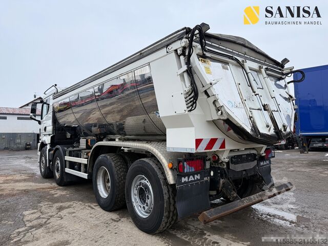 Kipper LKW MAN TGS 35.510/Kurz Thermomulde Asphalt/8x4