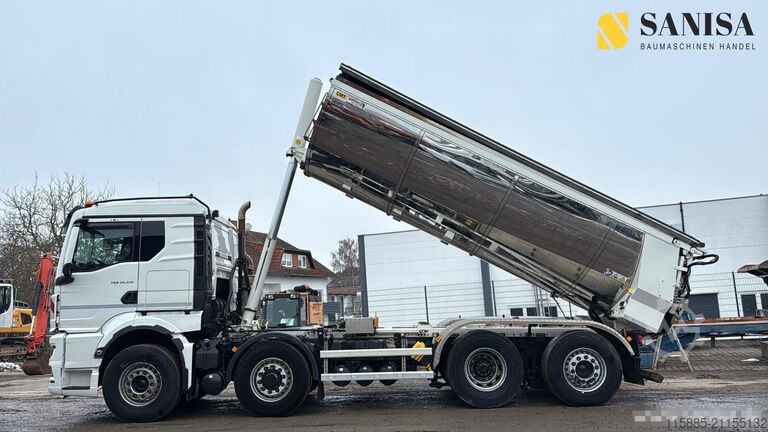 Kipper LKW MAN TGS 35.510/Kurz Thermomulde Asphalt/8x4