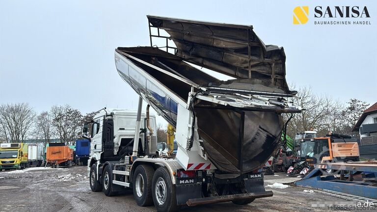 Kipper LKW MAN TGS 35.510/Kurz Thermomulde Asphalt/8x4