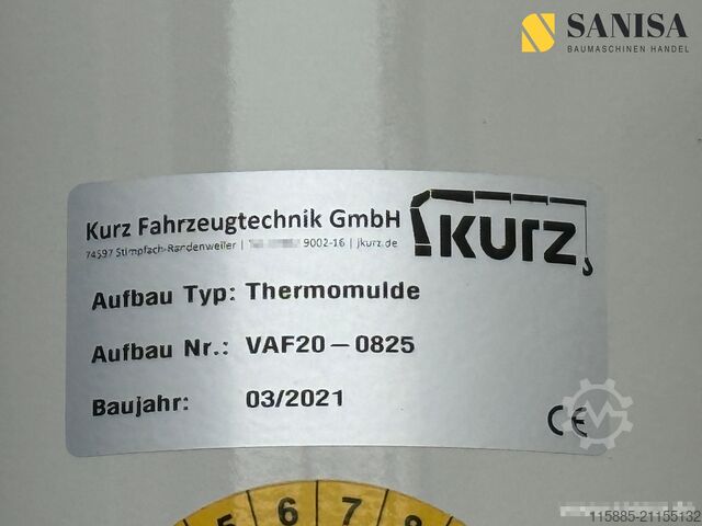 Kipper LKW MAN TGS 35.510/Kurz Thermomulde Asphalt/8x4