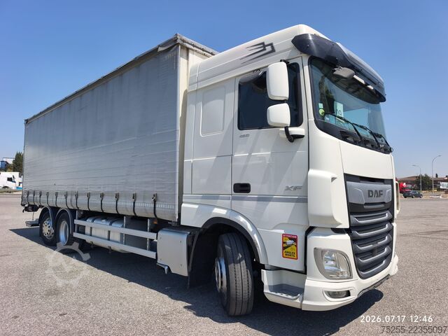 LKW mit Pritsche & Plane DAF 26.450 XF 6X2 EURO 6
