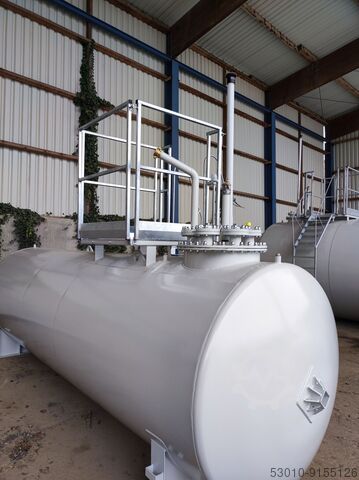 10,000 liter fuel oil diesel tank storage tank Tankanlagen Wozniack 10.000 Liter Tank nach EN 12285-2 Norm