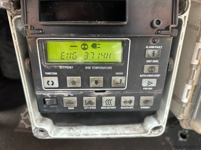 Reefer trailer Wüllhorst TFA 18-7,5 Carrier  Durchlader LBW