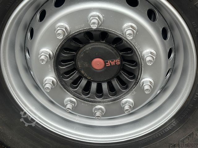 Reefer trailer Wüllhorst TFA 18-7,5 Carrier  Durchlader LBW