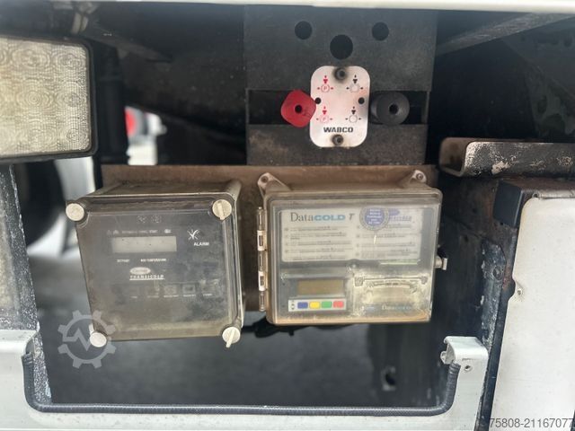 Reefer trailer Wüllhorst TFA 18-7,5 Carrier  Durchlader LBW