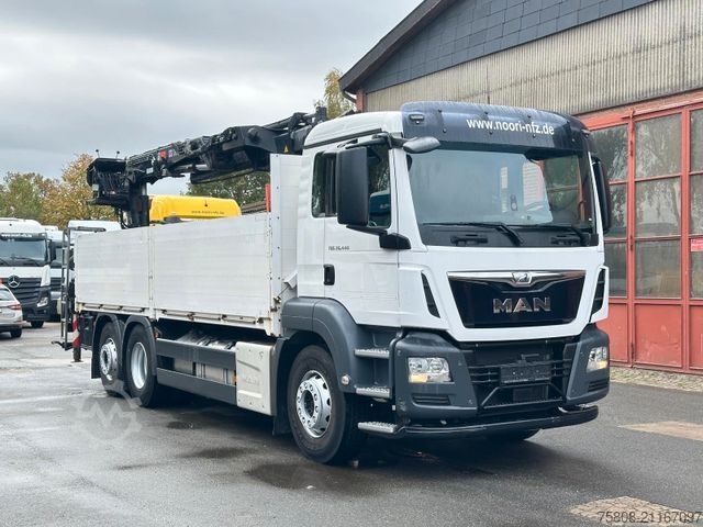 Autokran MAN TGS 26.440 Baustoff Hiab XS177 K Lenk Navi