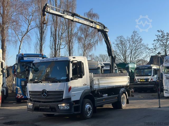 Kipper LKW MERCEDES-BENZ Atego 1224 Kipper Kran Hiab XS 077 AHK Klima