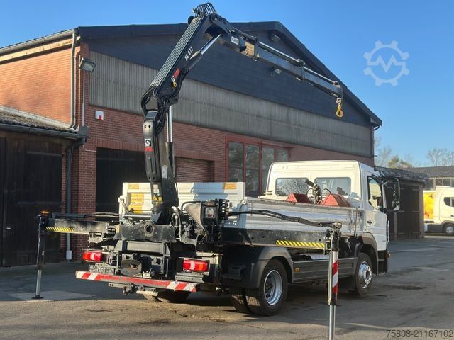 Kipper LKW MERCEDES-BENZ Atego 1224 Kipper Kran Hiab XS 077 AHK Klima